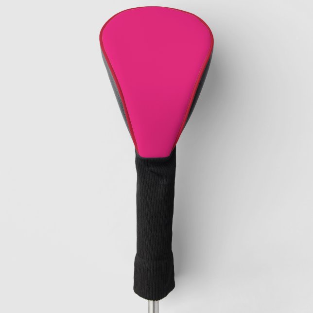 Hot-Pink-Golfklubtreiber Golf Headcover (Vorderseite)