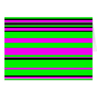 Hot Pink Green Black Colorful Stripe Muster