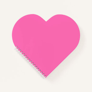 Hot-Pink-Heart-Notebook Notizbuch