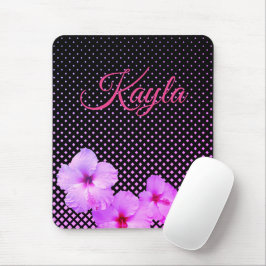 Hot Pink Hibiskus Mousepad