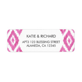 Hot Pink Ikat