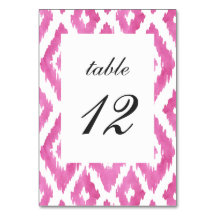 Hot Pink Ikat