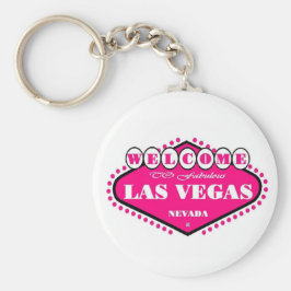 HOT PINK Las Vegas Sign Schlüsselanhänger