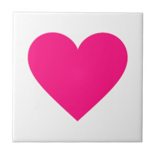 Hot Pink-Liebe Fliese