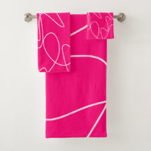 Hot Pink Line Art