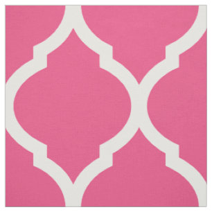 Hot Pink marokkanische Folie Große Größe Stoff