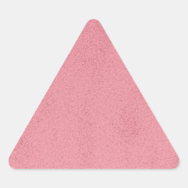 Hot Pink Mess Dreieckiger Aufkleber