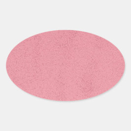 Hot Pink Mess Ovaler Aufkleber