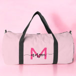 Hot Pink Monogram Name Girl's Script Sports Duffle Bag<br><div class="desc">Erhöhen Sie Ihr Spiel mit unserem Hot Pink Monogram Name Girl's Script Sports Duffle Bag! Mit einem lebhaften, heißen rosa Design ist diese Tasche personalisiert mit Ihrem Namen in einem eleganten Script-Schriftart für eine individuelle Touch. Ideal für Sport, Gymnastik oder Reisen, bietet es viel Platz und eine dauerhafte Konstruktion, um...</div>