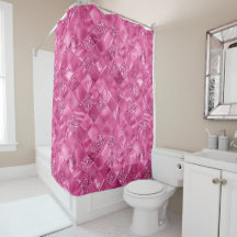 Hot Pink Multi-Texture Square Weave Muster