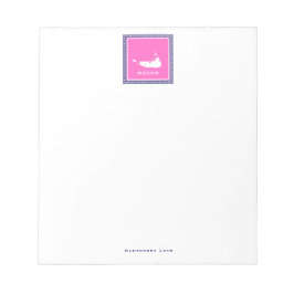 Hot Pink Nantucket (Sconset) Zip-Code Note Pad Notizblock