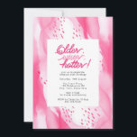 Hot Pink Older, weiser, Hotter 30. Geburtstag Einladung<br><div class="desc">Feiern Sie den Meilenstein des 30. Jahrhunderts mit unserer atemberaubenden Einladung zum 30. Geburtstag "Älter, Weiser, Hotter". Diese elegant gestaltete Einladung erweckt das Wesen, in ein neues Lebenskapitel mit Stil und Anmut einzutreten. Mit einem minimalistisch abstrakten Design und einem fesselnden Farbschema aus heiß rosa und baby pink ist diese Einladung...</div>