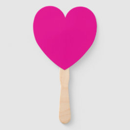 Hot Pink Paddelherz für kreativen Ausdruck Fächer