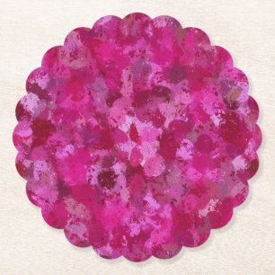 Hot Pink Paint Balls Untersetzer