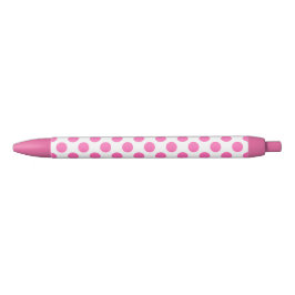 Hot Pink Polka Dots Kugelschreiber