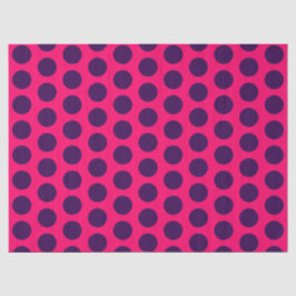 Hot Pink / Polka Dots Lila Brautparty Party Seidenpapier