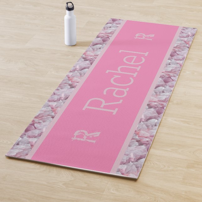 Hot Pink Quartz Einzigartiges, trendy einfaches Mo Yogamatte (Beispiel)