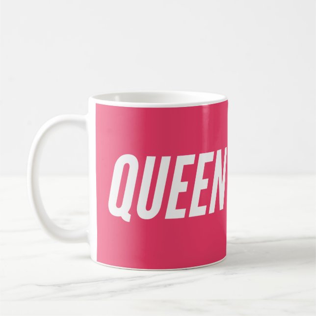 Hot Pink Queen Kaffeetasse (Links)
