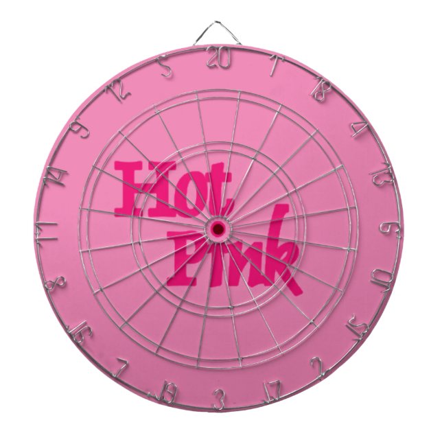 Hot Pink rosa Dartboard Dartscheibe (vorne)