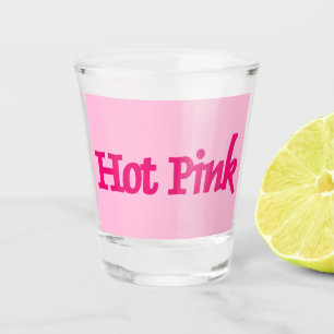 Hot Pink Rosa Schuss Schnapsglas