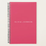 Hot Pink | Spiral Weekly/Monatsplaner 2024 Planer<br><div class="desc">Fügen Sie Ihren individuelle Name zu diesem modernen,  heiß rosa Spiralplaner,  wöchentlich\monatlich. Ideal für eine Vielzahl von Projekten,  um Sie behalten organisiert.</div>
