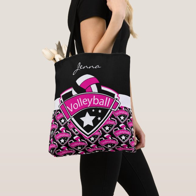 Hot Pink Sport Volleyball | DIY Text Tasche (Von Nahem)