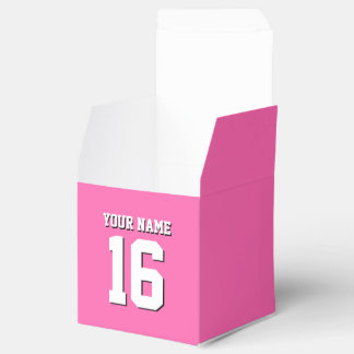 Hot Pink Sporty Team Jersey Geschenkschachtel