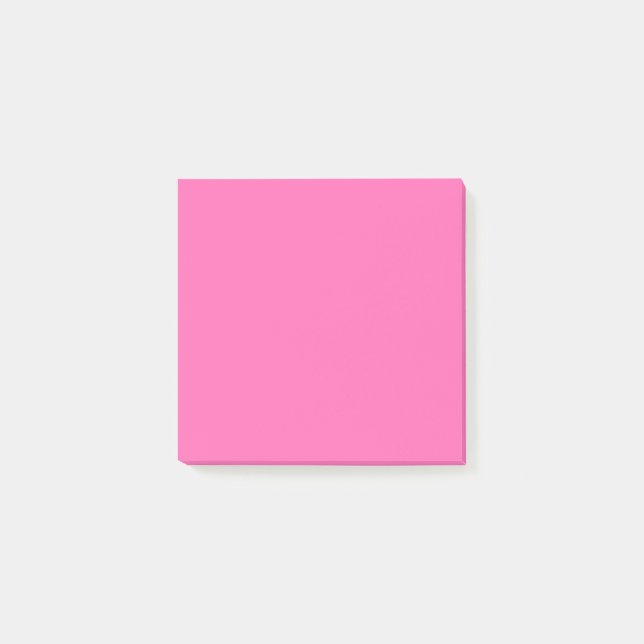 Hot Pink Square Post-it Klebezettel (Vorderseite)