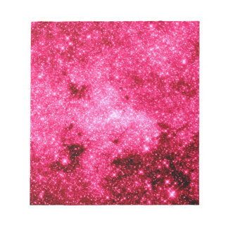 Hot Pink Stars Notizblock