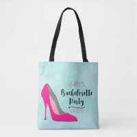 Hot Pink Stiletto High Heel Junggeselinnen-Abschie