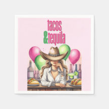 Hot Pink Tacos Birthday Bachelorette Brautparty
