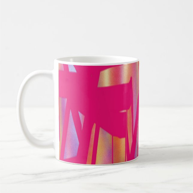 Hot Pink-Tasse Kaffeetasse (Links)