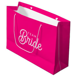 Hot Pink Team Bridge Custom Geschenktasche Große Geschenktüte