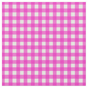 Hot Pink überprüft Gingham auf Zuhause Canning Lid Stoff