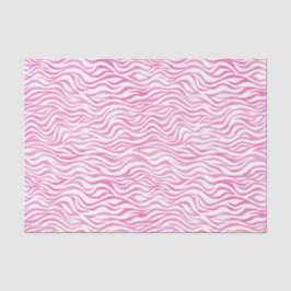 Hot Pink Wasserfarbe Zebra Print Seidenpapier