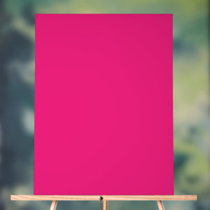 Hot Pink Wedding   Fett Farbe einladen Acrylschild