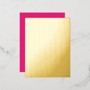 Hot Pink Wedding   Fett Farbe einladen Folie Einladungspostkarte