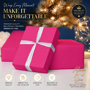Hot Pink Wedding Fett Farbe einladen Geschenkpapier