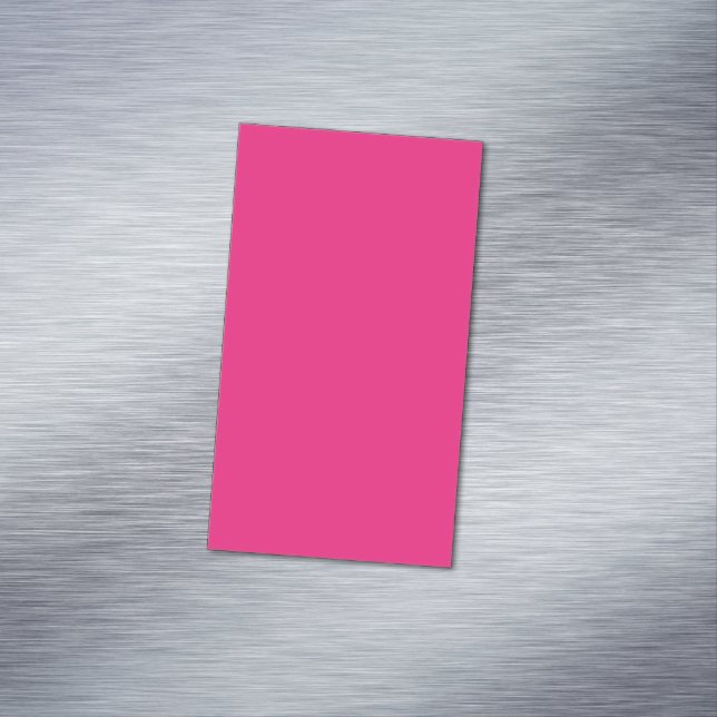 Hot Pink Wedding | Fett Farbe einladen Magnetische Visitenkarte (Beispiel)