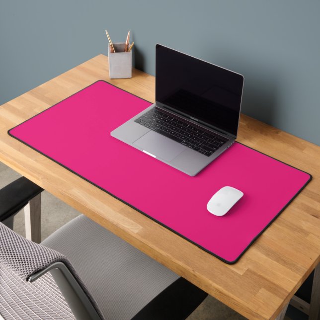 Hot Pink Wedding | Fett Farbe einladen Schreibtischunterlage (Büro 2)