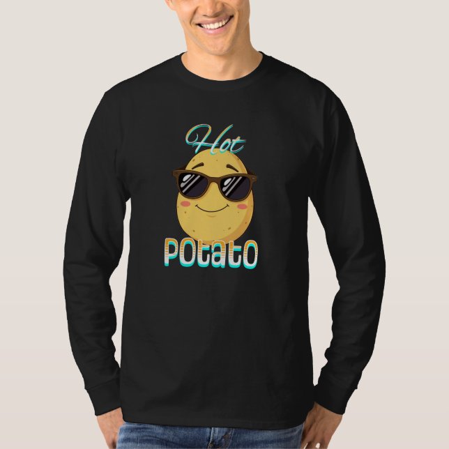 Hot Potato | Funny Potato Pub T-Shirt (Vorderseite)