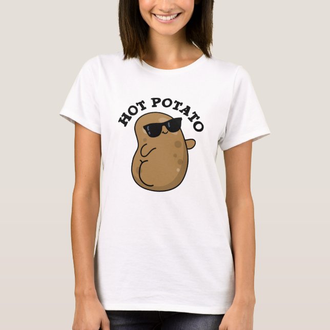 Hot Potato Funny Veggie Pub T-Shirt (Vorderseite)