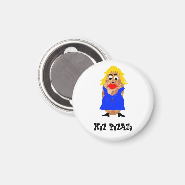Hot Potato Magnet (Vorderseite/Rückseite)