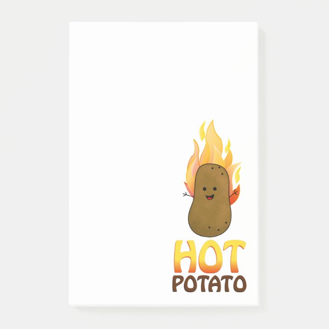 Hot Potato Post-it Klebezettel (Vorderseite)
