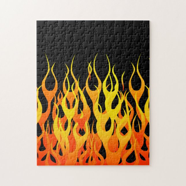 Hot Racing Flames Graphic (Vertikal)