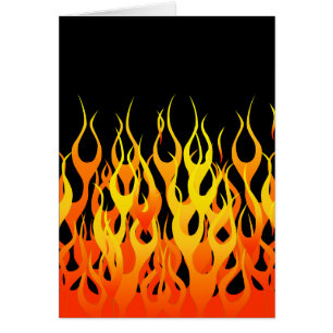 Hot Racing Flames Graphic