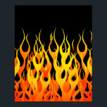 Hot Racing Flames Graphic Poster<br><div class="desc">Ein frisierte Auto rauschend Automobil cool-Orange auf schwarzen Button Streifen Flammen grafische Gestaltung, die immer für ein großartiges Geschenk für sich selbst oder für jemanden, der auf Ihrer Liste, sind sicher, einen Eindruck zu machen bei jedem festlichen Anlässe. Senden Sie uns eine Email mit dem unten stehenden E-Mail-Link "Diesen Designer...</div>