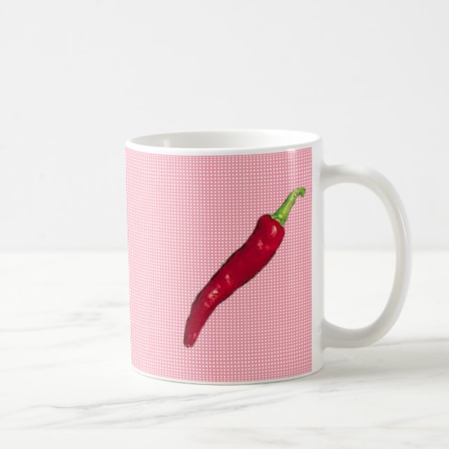 Hot Red Pepper Design-Tasse Kaffeetasse (Rechts)