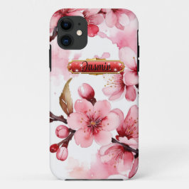 Hot Red-Pink Cherry Blossoms iPhone / iPad Gehäuse Case-Mate iPhone Hülle