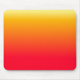 Hot Red Yellow Ombre Design Mousepad